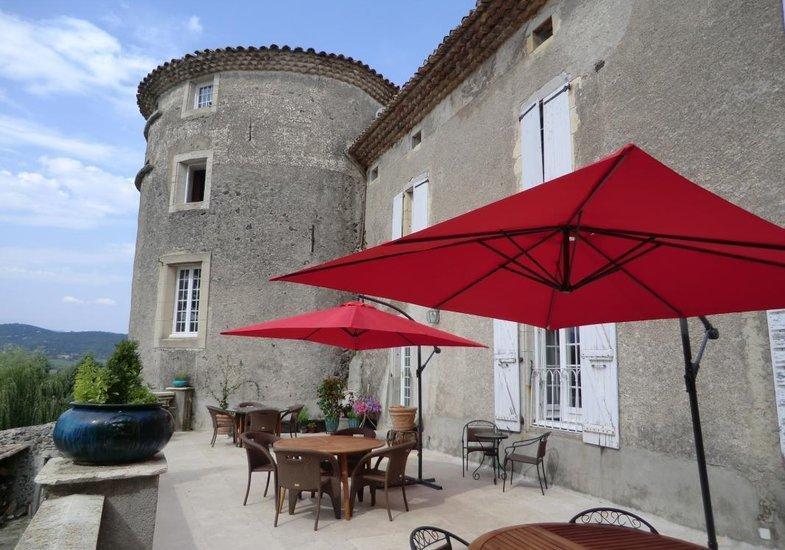 Chateau De Mauras Chomérac Esterno foto