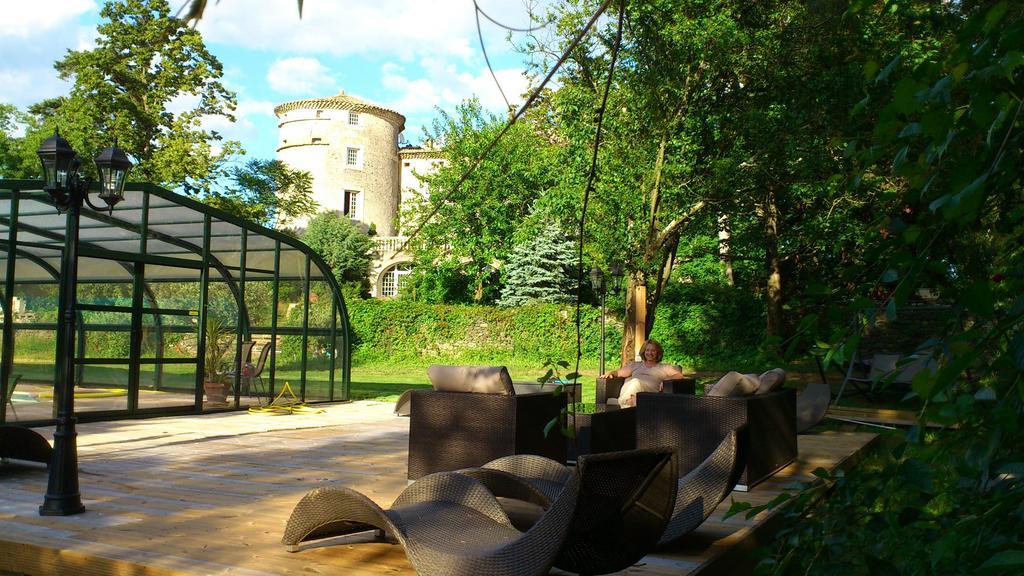 Chateau De Mauras Chomérac Esterno foto